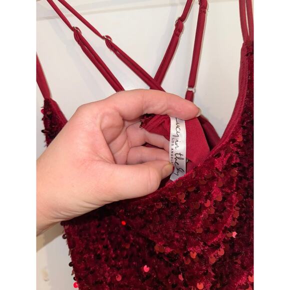 Lucy In The Sky Sequin Bodycon Dress - Picture 3 of 4